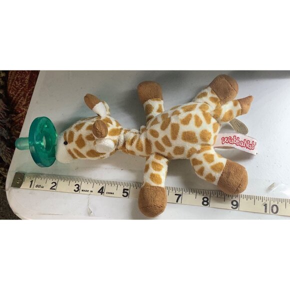 WubbaNub Infant Giraffe Pacifier Plush Toy Stuffed Animal - Picture 6 of 7